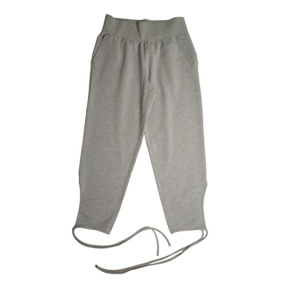 Lululemon Spirited Sissone Pant Women 6 Gray Athletic Dance Workout Tie Cuff - Picture 1 of 5